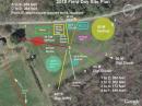 Site plan for the joint OCRA/DFMA 10A Field Day operation, it worked beautifully!
